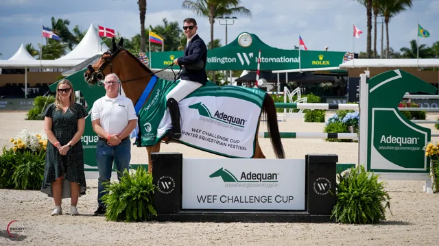 Sweetnam en Coriaan Van Klapscheut Z onklopbaar in 1m55 WEF Challenge Cup