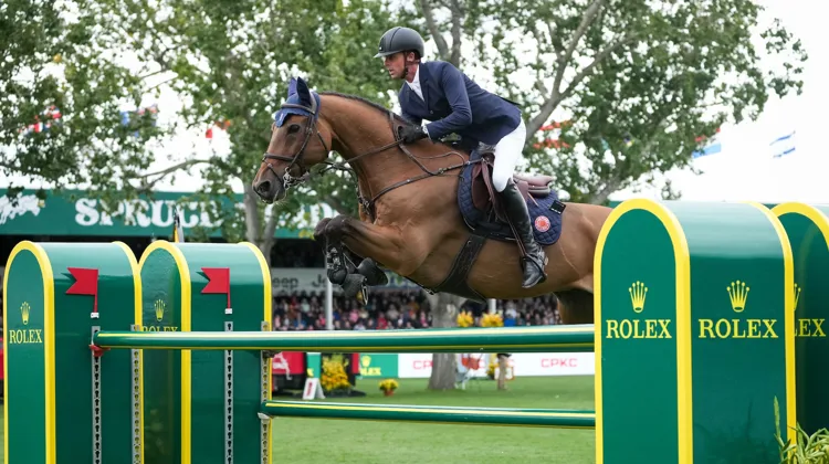 Ben Maher et Enjeu de Grisien. 