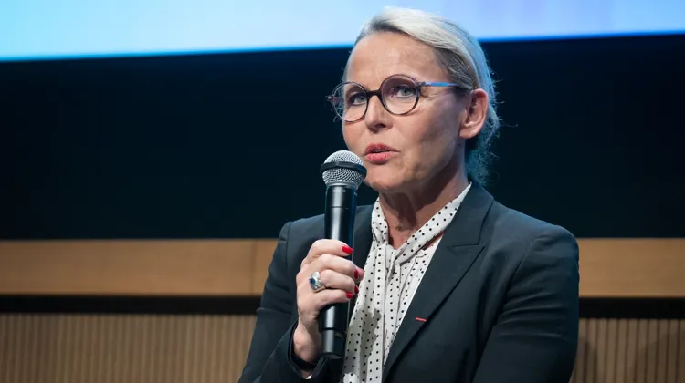 Sylvie Robert, présidente de GL events Equestrian Sport, présente le programme de la nouvelle édition d'Equita Lyon.