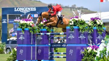 McLain Ward et Contagious, auteurs du seul double zéro de la journée. 