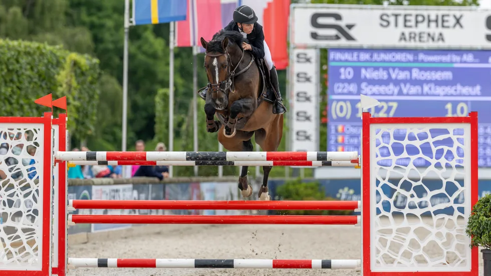 Niels Van Rossem en Speedy van Klapscheut