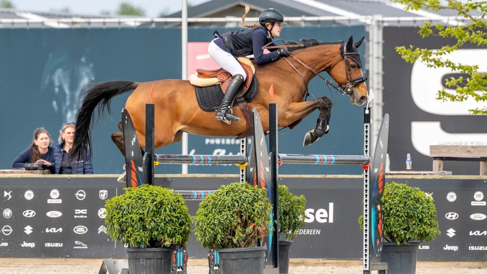 Kate Stalpaert sprong naar een derde plek in de Grote Prijs
