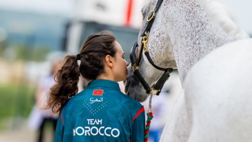 En juillet dernier, Noor Slaoui est devenue la première Marocaine à participer à une discipline équestre des Jeux olympiques !