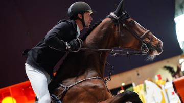 Kevin Staut et Cheppetta dans le Grand Prix du Saut Hermès, le 13 mars dernier.