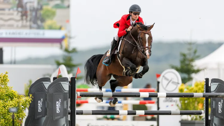 Lotti Blue Z springt onder Vandecasteele naar Deauville-podium