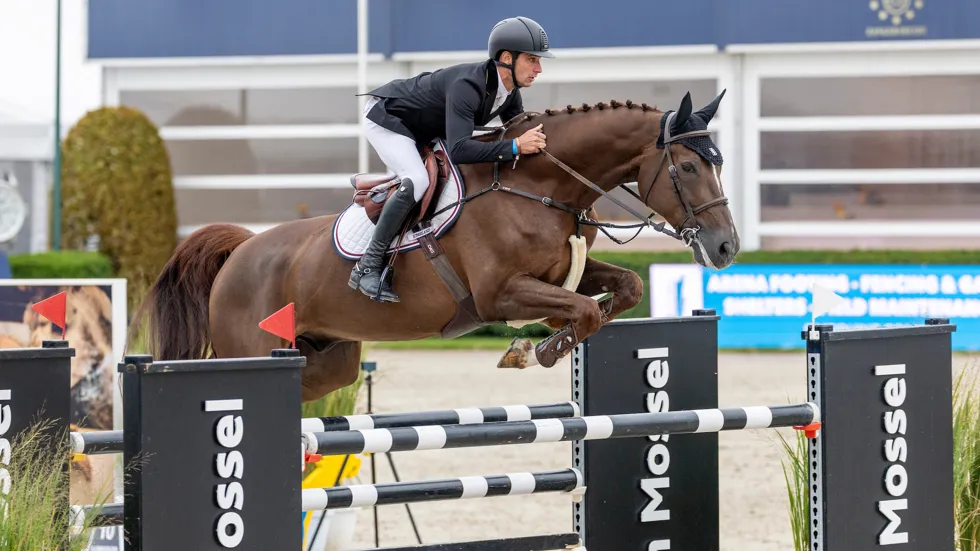 Dries Dekkers wist zich te klasseren in een 1m45 rubriek