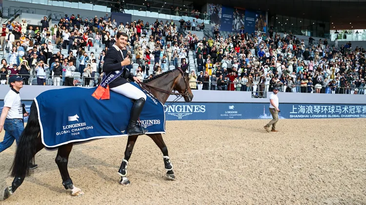 Voor Katanga van het Dingeshof is het de eerste zege, voor Nicola Philippaerts is het zijn vierde zege in de Longines Global Champions Tour. 