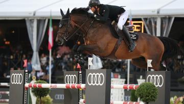 Uno de Cerisy lors de sa dernière sortie, au CSI 5* de Bruxelles fin août. 