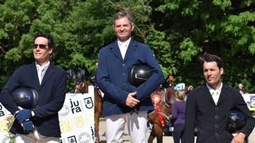 Le podium du Grand Prix 3* de Lons-le-Saunier. 