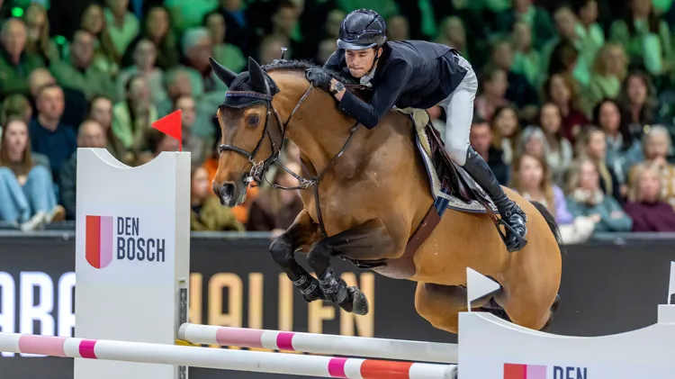 Gin Flip de Muze Z springt met Thibeau Spits naar top drie in Den Bosch