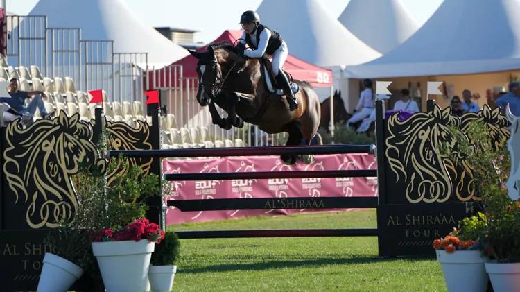 Liyanna Ter Wijnen Z sprong naar de overwinning met Millie Allen