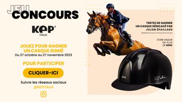 Grand jeu-concours KEP : un casque dédicacé par Julien Épaillard à gagner! 