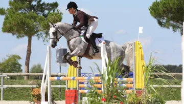 À quatre et cinq ans, Roudoudou d'Hurl'Vent, ici au Sologn'Pony, a été formé par Bérangère Mouroux.
