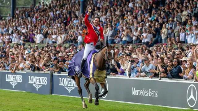  Op 23 augustus in Aken werd Steve Guerdat de derde ruiter in de geschiedenis van de springsport die Olympische, wereld- en Europese individuele titels aan zijn palmares kon toevoegen.