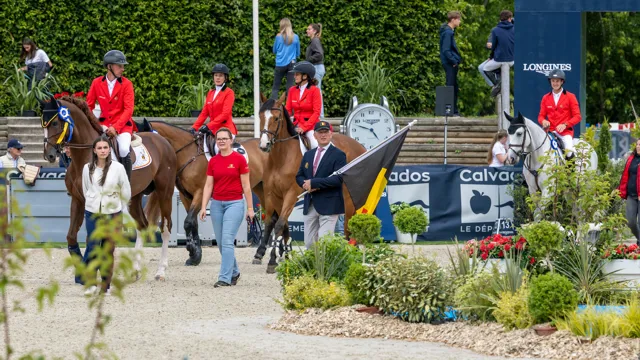 België springt naar zilver in Deauville