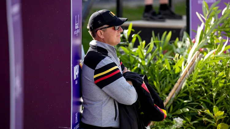 Chef d'equipe Filip Lacus zag zijn team naast een medaille grijpen
