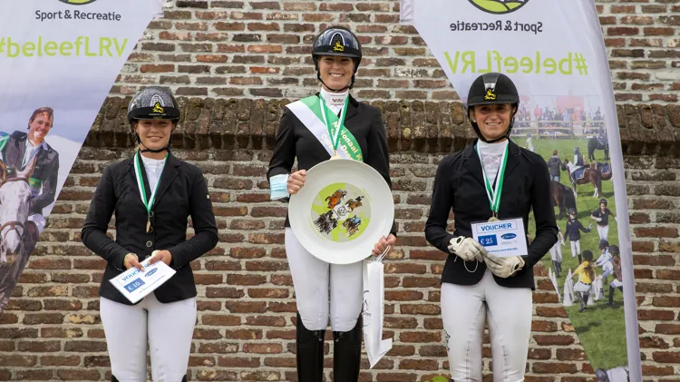 Sakina Van Dijck won de reeks voor 6-jarigen