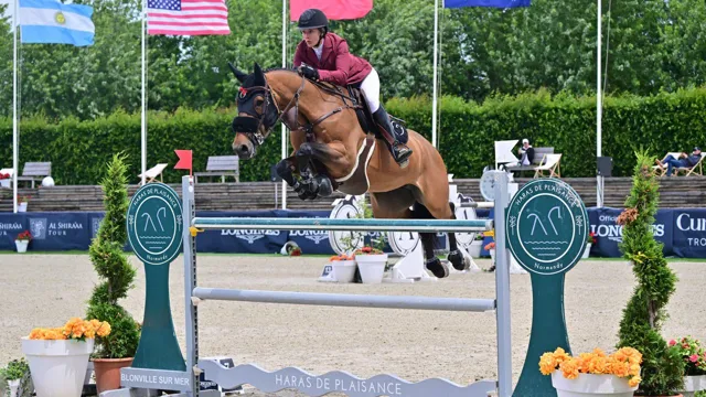 Gudrun Patteet wint 1m45 GP-kwalificatie in Deauville