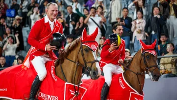 Composée de Peder Fredricson et Yuri Mansur, l'équipe des As de Monaco a devancé celle des Riesenbeck International.