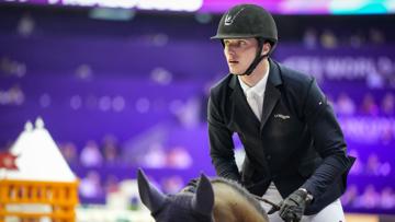 Édouard Schmitz lors de sa première finale de la Coupe du monde, à Omaha.