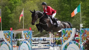 Au CSIO Jeunes de Compiègne, en avril, Seppe Wouters a remporté le Grand Prix Juniors aux rênes de Libelle Asborne.