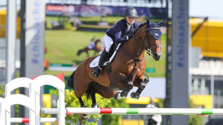 Lillie Keenan et Kick On ont brillé cet après-midi à Aix-la-Chapelle.