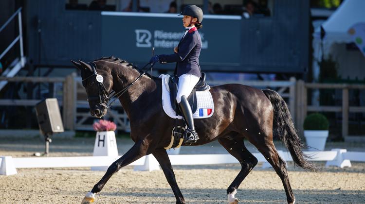 Chiara Zenati et Swing Royal aux championnats d'Europe à Riesenbeck l'année dernière.