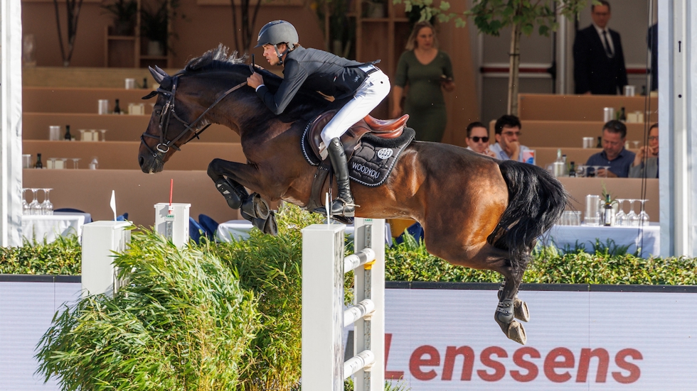 Lucky's Son van 't Welthof met zijn vorige ruiter Michael Vreys