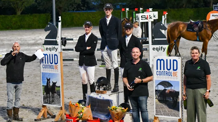 Podium met de top drie