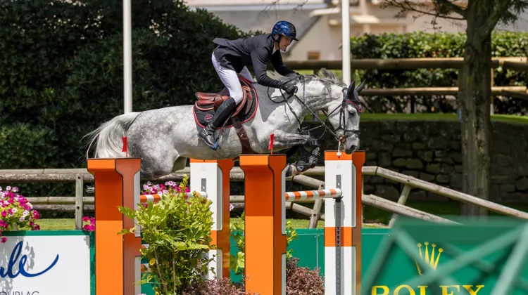 Le Tricolore Kevin Staut et Féline de Hus HDC sont arrivés deuxièmes du Prix Generali/FFE de La Baule