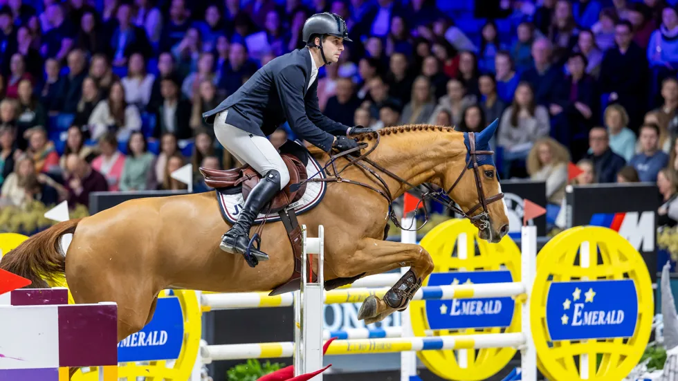 Nand van 't Bergske met zijn vorige ruiter Jordy Van Massenhove