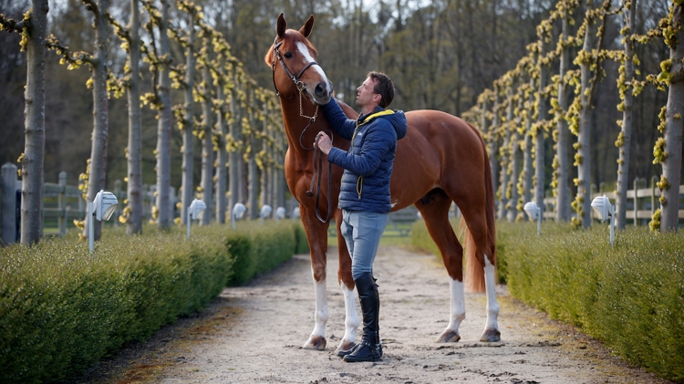 Emerald met zijn voormalige ruiter Harrie Smolders