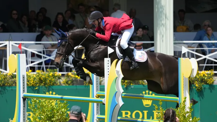 McLain Ward et Imperial HBF ont terminé troisièmes du prestigieux Grand Prix Rolex de La Baule, en juin 2025.