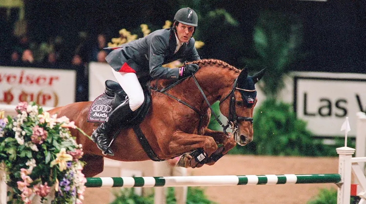 En 2000, Ludger Beerbaum et Goldfever avaient terminé quatrièmes de la finale de la Coupe du monde, à Las Vegas.