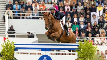 Julien Épaillard et Fringan de Vesquerie au CSIO 5* de La Baule. 