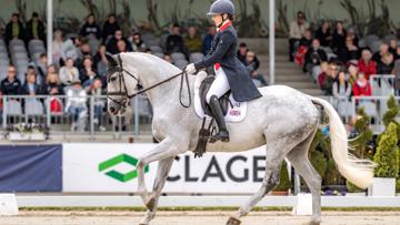 Laura Collett et Hester mènent pour l’heure la danse à Luhmühlen. 