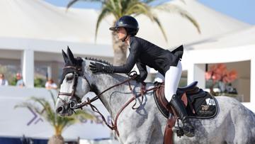 Nina Mallevaey et Cartier SR ont été les meilleurs aujourd’hui à Grimaud. 