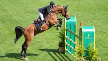 Kevin Staut et Bond Jamesbond lors du CSIO 5* de La Baule. 