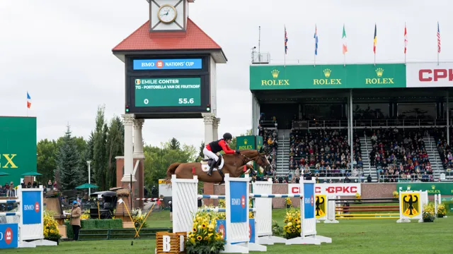 Emilie Conter sprong een foutloze tweede ronde
