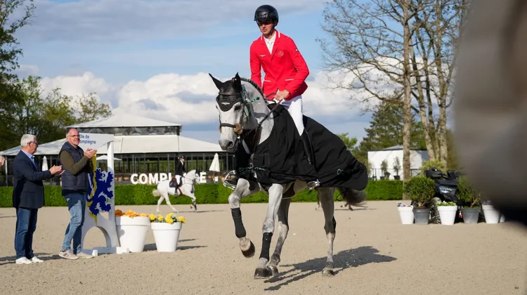 Il y a deux semaines, Gaëtan Joliat s'est classé deuxième de Grand Prix des Jeunes Cavaliers, à Compiègne