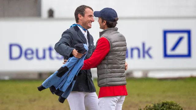 Gregory Wathelet en zijn goede vriend Steve Guerdat