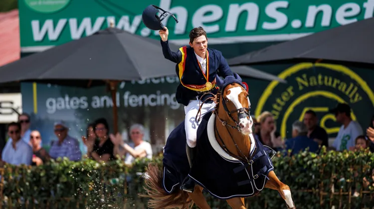 Vic De Plecker werd vorig jaar kampioen van België bij de Young Riders