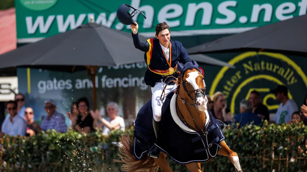 Vic De Plecker werd vorig jaar kampioen van België bij de Young Riders