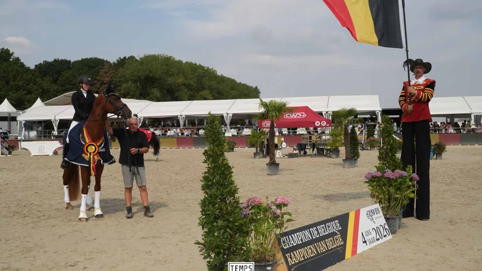 WinHorses' Beating Heart en Flore De Winne werden kampioen bij de 4-jarigen
