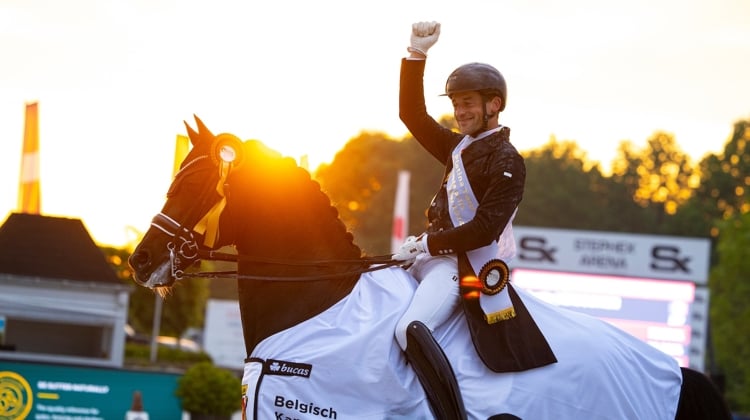 Huitième du classement mondial au mois de mai, Justin Verboomen est l’une des récentes révélations du dressage.
