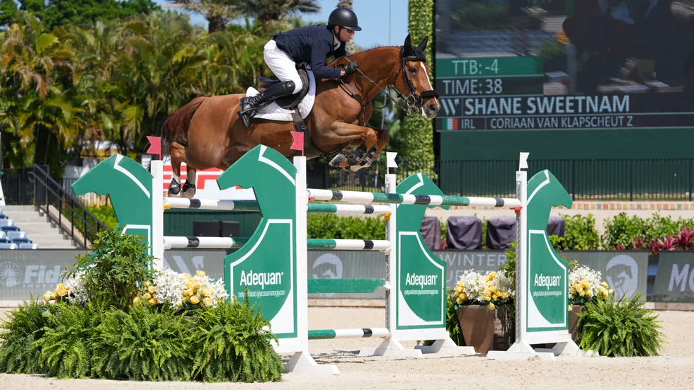 Coriaan van Klapscheut Z bezorgt Sweetnam tweede WEF-zege van het seizoen