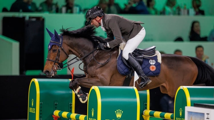 Simon Delestre et Cayman Jolly Jumper ont remporté leur premier Grand Prix 5* à Bois-le-Duc.