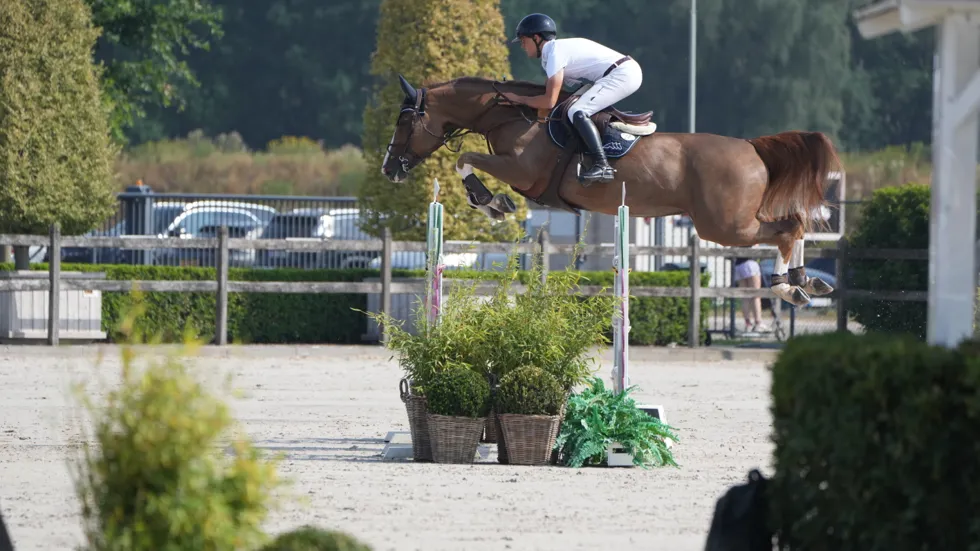 Axel Vandoorne reed Petruska vd Bisschop naar een derde plek