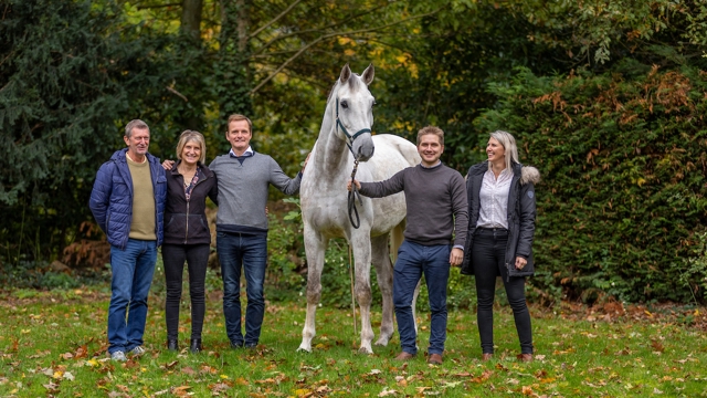 Stijn Craessaerts met zijn kampioenenpaard Phantom