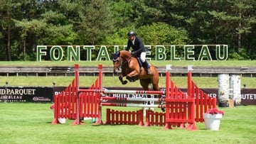 Christophe Legué et Vasco de Gamas au CSI 2* de Fontainebleau en 2022